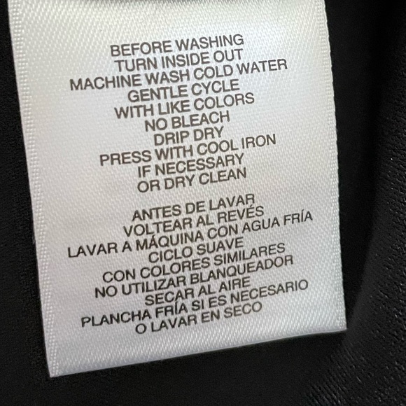 ANNE KLEIN WOMAN OVERSIZED LONG SLEEVE BLACK SHEER LINED BLOUSE 2XL NWT - Picture 14 of 15